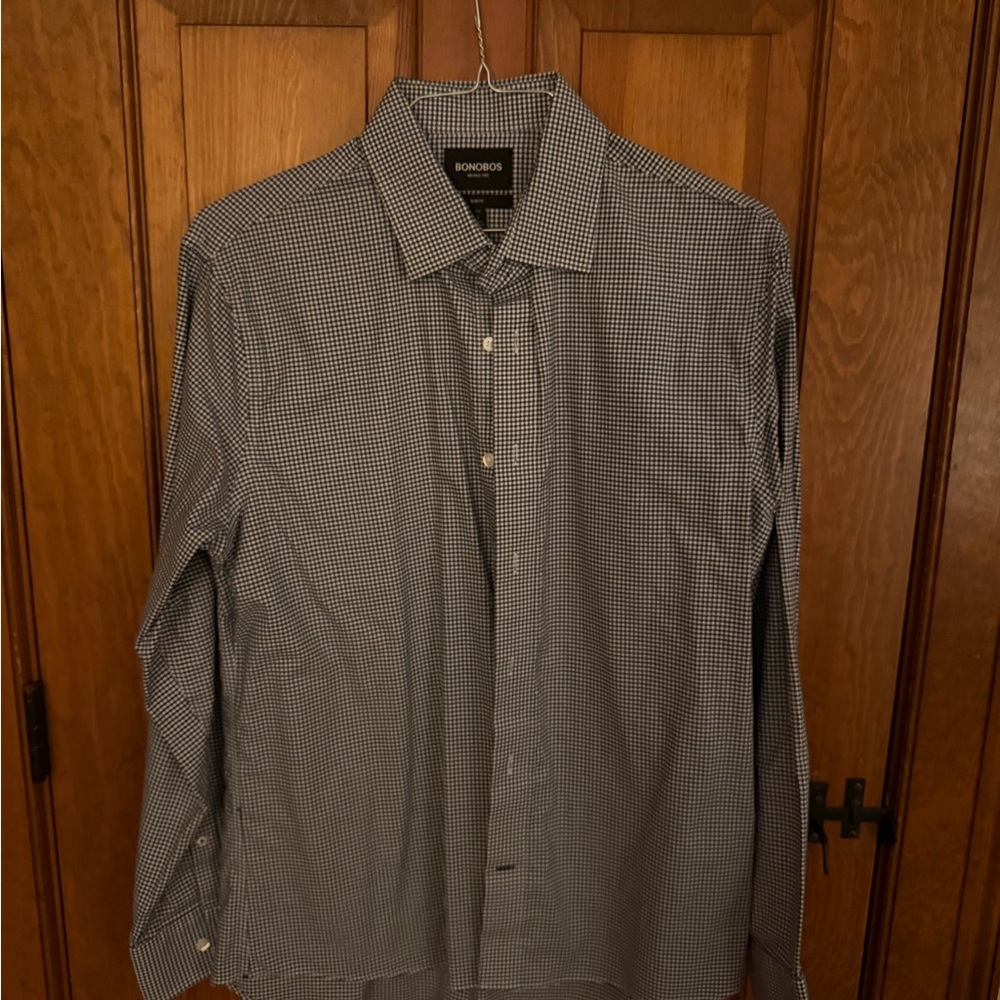 Bonobos Men's Checkered Dress Shirt